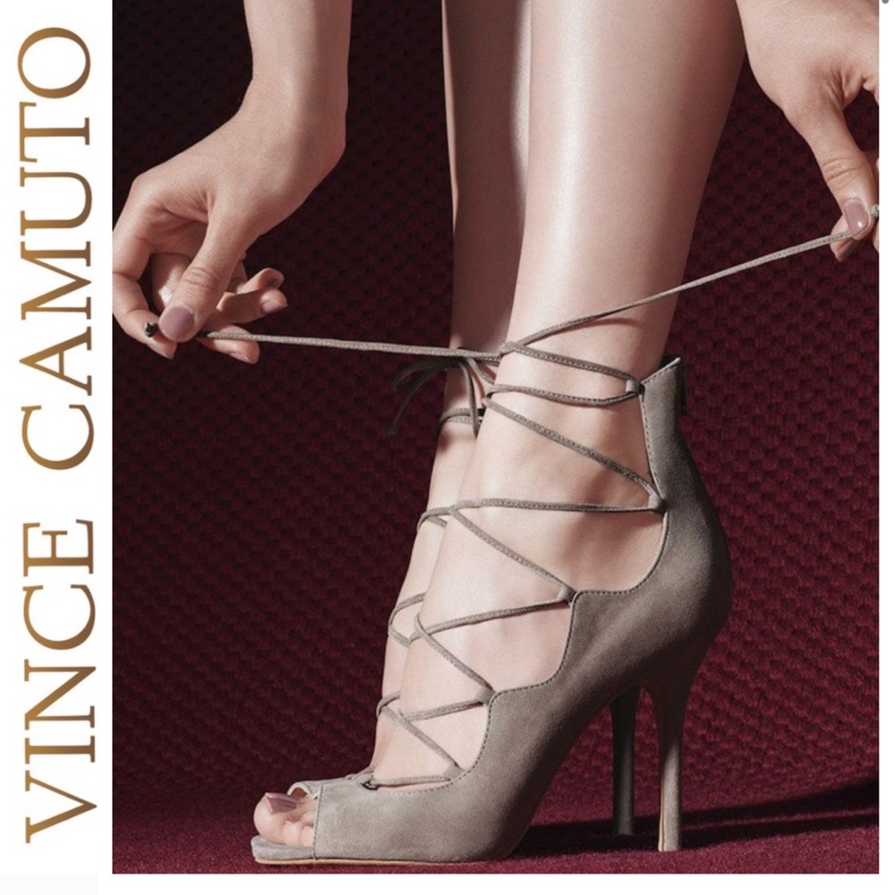 Vince Camuto Sandria Ghillie Lace Up Heels